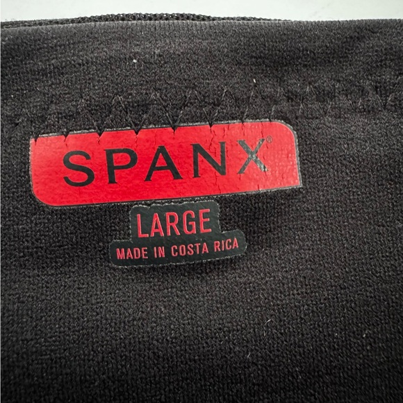 SPANX High Rise Leggings Shaping Compression Close Fit Black Size L - Picture 7 of 11